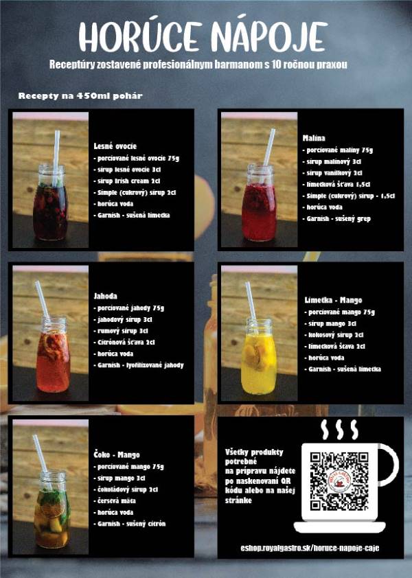 A4 horúce nápoje a čaje-1